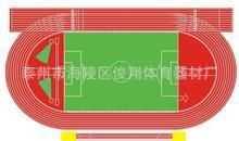 田徑器材系列 俊翔體育廠家場地施工鋪裝塑膠運動跑道 橡膠跑道 PU塑膠球場