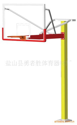 促銷產(chǎn)品 河北勇者勝公司供應(yīng)“勝者牌”體育用品  籃球用品 固定式籃球架原始圖片2