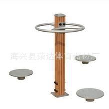 木塑路徑系列 廠家直銷【塑木三人轉腰】及各式健身路徑   小區、學校體育器材原始圖片3