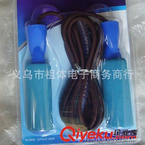 跳繩云集 廠家直銷劍 高品質防滑海綿柄軸承跳繩 0566橡膠繩子健身jf原始圖片2