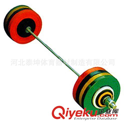 舉重系列 廠家生產(chǎn) 男子標(biāo)準(zhǔn)比賽杠鈴 舉重杠鈴 杠鈴 體操器材 全包膠杠鈴