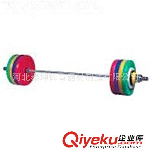 舉重系列 廠家生產(chǎn) 男子標(biāo)準(zhǔn)比賽杠鈴 舉重杠鈴 杠鈴 體操器材 全包膠杠鈴