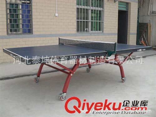乒乓球臺系列 供應室內外乒乓球臺 學校社區 高級比賽乒乓球臺雙折疊彩虹四輪