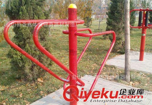 戶外健身路徑產品 單柱雙杠 路徑雙杠 健身路徑 室外小區全民健身路徑器材 圣鑫廠家原始圖片2