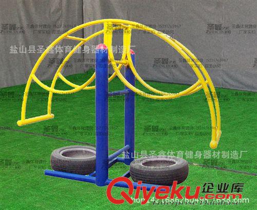 戶外健身路徑產(chǎn)品 立式蹺蹺板 戶外健身路徑器材 小區(qū)健身路徑 體育器材 圣鑫廠家原始圖片2