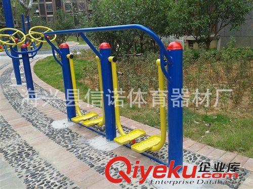 室外健身器材 大量供應(yīng) 室外社區(qū)太空漫步機 雙人地埋式漫步機健身路徑原始圖片3