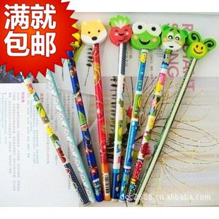 文具系列 T學生獎品 創意禮物/動物卡通鉛筆 新奇特創意禮品 帶橡皮18