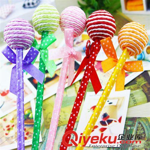 文具系列 創意文具批發 圓珠筆批發圓棒棒糖 筆可愛筆10原始圖片3