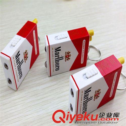 鑰匙扣 新奇特批發(fā) 煙盒燈鑰匙扣 帶2顆燈的煙盒手電桶 小禮品批發(fā)11原始圖片2