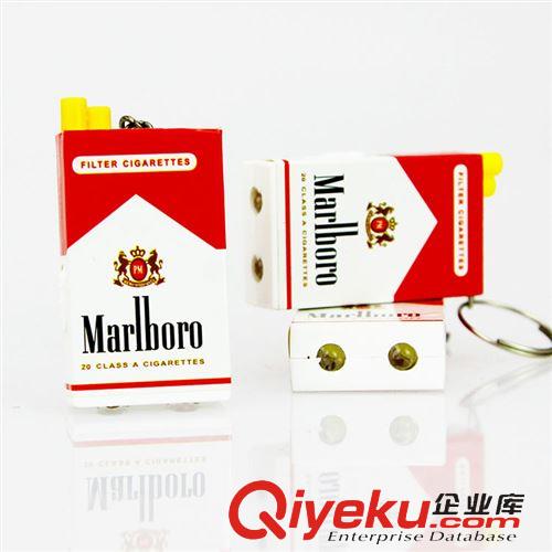鑰匙扣 新奇特批發(fā) 煙盒燈鑰匙扣 帶2顆燈的煙盒手電桶 小禮品批發(fā)11原始圖片3