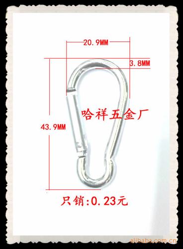 箱包配件 廠家直銷 優(yōu)質(zhì)圓形彈簧鉤 圓形登山扣現(xiàn)貨原始圖片3