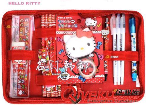 凱蒂貓系列 韓國進口-hello kitty 凱蒂貓鉛鉛筆，組合/文具套裝/禮盒