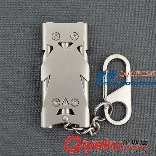 戶外用品 不銹鋼管式ks b音高頻求生口哨 戶外救生口哨裝備 送快掛多色
