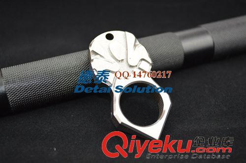 戶外用品 鈦合金防衛(wèi)指環(huán) 變形金剛狂派防身工具 酷玩掛飾攻擊指環(huán)破窗器原始圖片3