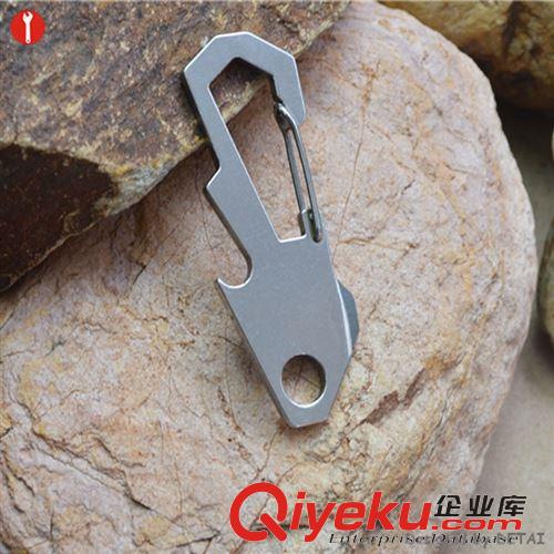 戶外用品 多功能快掛 不銹鋼登山扣背包扣六角開瓶器一字螺絲批彈力鑰匙扣原始圖片2