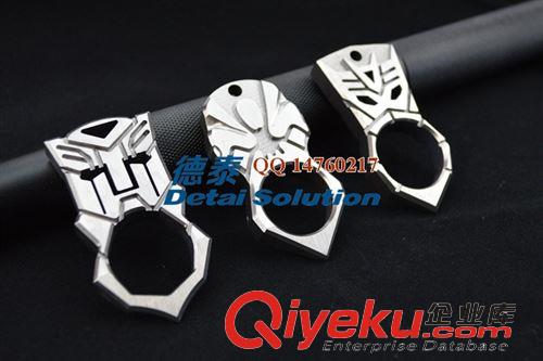 戶外用品 不銹鋼防衛(wèi)指環(huán) 變形金剛博派防身工具攻擊指環(huán)破窗器 酷玩掛飾原始圖片3
