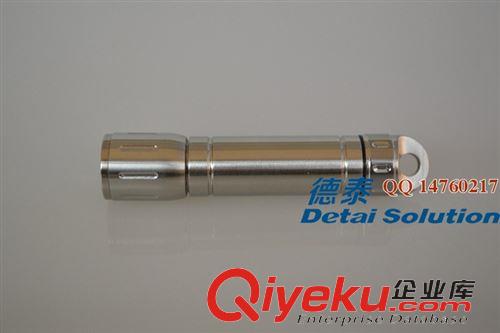LED手電筒 全不銹鋼LED手電 EDC便攜最小7號電池日用照明強光戶外工具 現(xiàn)貨原始圖片2