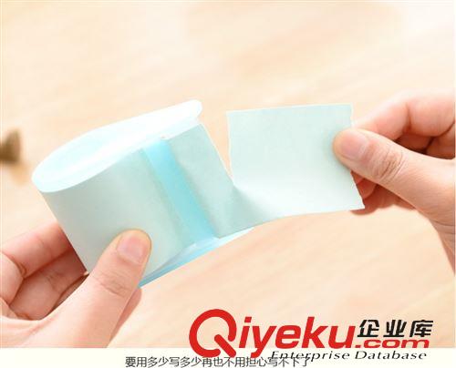 15年4月新品 智博88086親親貼 膠帶卷紙式便利貼 N次貼 留言貼 便簽紙 彩色原始圖片3