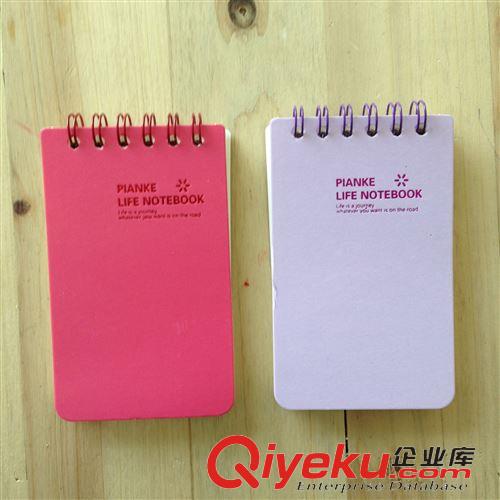15年1月新品 A7-8001線圈單線便簽本 線圈本 單色隨身記事本 迷你筆記本手抄本原始圖片2