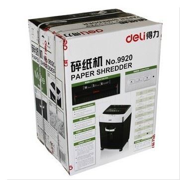 辦公設(shè)備 zptj Deli/得力碎紙機9920 迷你電動辦公靜音碎紙機