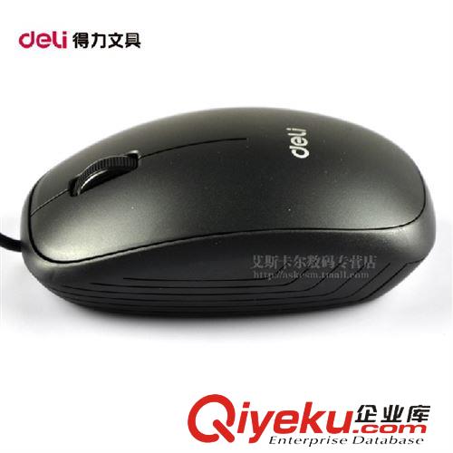 電腦周邊 得力3715高精度光學(xué)有線鼠標(biāo) 移動(dòng)精準(zhǔn) USB鼠標(biāo) 辦公鼠標(biāo)原始圖片3