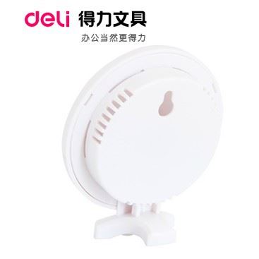 辦公生活 得力9012臺式室內(nèi)溫度計(jì)濕度計(jì)創(chuàng)意精品高精度家用溫濕度計(jì)原始圖片3