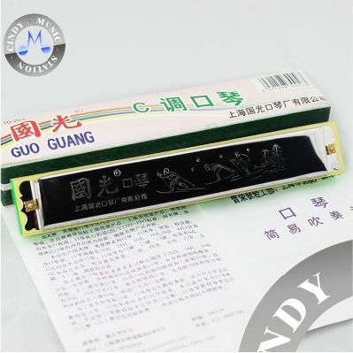 音樂器材 學(xué)生專業(yè)口琴-10-201國光24孔C調(diào)口琴 (附入門吹奏圖)原始圖片3