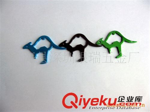 其他廚房小工具 廠家生產(chǎn)多色袋鼠型鋁制合金啤酒開(kāi)瓶器