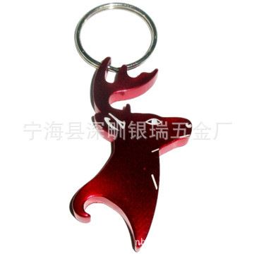 其他廚房小工具 廠家供應銀瑞松鼠型鋁合金金屬開瓶器