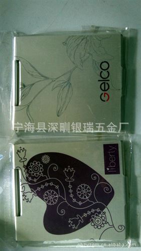 化妝鏡 廠家供應金屬  方形禮品   雙面  化妝鏡