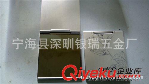 化妝鏡 廠家供應金屬  方形禮品   雙面  化妝鏡