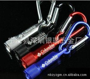 登山扣、鉤 批發價供應LED迷你手電筒登山扣