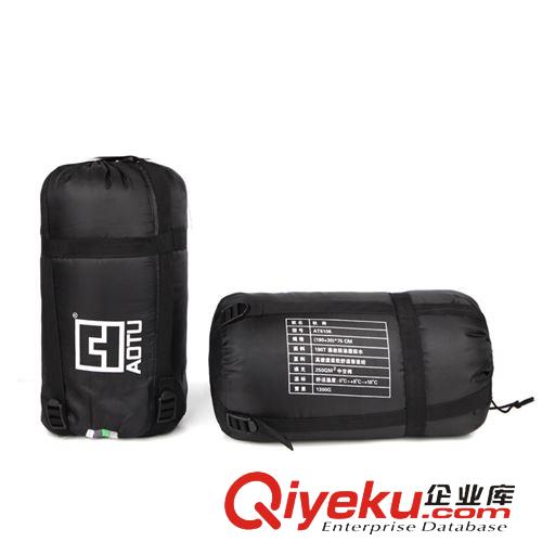 睡袋 凹凸戶外加厚睡袋可拼接成人春秋午休睡袋加寬加長野營裝備AT6106原始圖片3