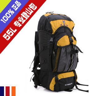 登山包類 55L 專業(yè)登山包 徒步包 鋁合金背負系統(tǒng) 帶防雨罩 AT8852