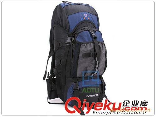 登山包類 55L 專業(yè)登山包 徒步包 鋁合金背負系統(tǒng) 帶防雨罩 AT8852