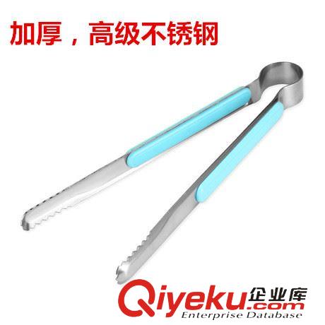 淘寶爆款 翔游 燒烤配件 不銹鋼韓式烤夾 不銹鋼食品夾 燒烤夾 面包夾7寸原始圖片2