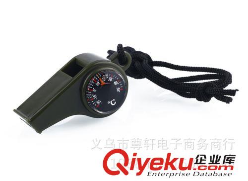 其他戶外救生工具 多功能三合一哨子 熱銷求生口哨 帶溫度計(jì)防水指南針原始圖片2