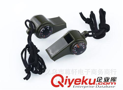 其他戶外救生工具 多功能三合一哨子 熱銷求生口哨 帶溫度計(jì)防水指南針原始圖片3