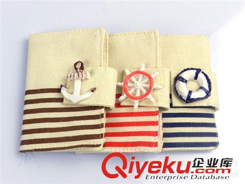 卡包、卡套 A038 韓版新品 漁夫系列帆布卡包 航海風(fēng)時(shí)尚簡(jiǎn)約卡夾 20卡位原始圖片3