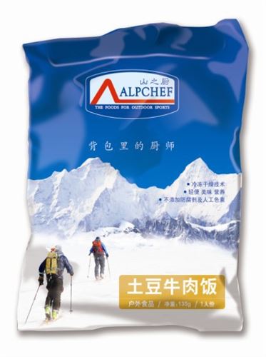 戶外干糧 批發(fā) ALPCHEF 山之廚 黑椒土豆牛肉 戶外背包食品原始圖片2