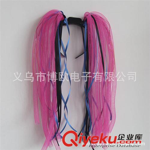 酒吧發(fā)光產(chǎn)品 {zx1}款發(fā)夾 發(fā)光面條 熱賣頭箍 發(fā)光辮子 閃光發(fā)夾酒吧用品
