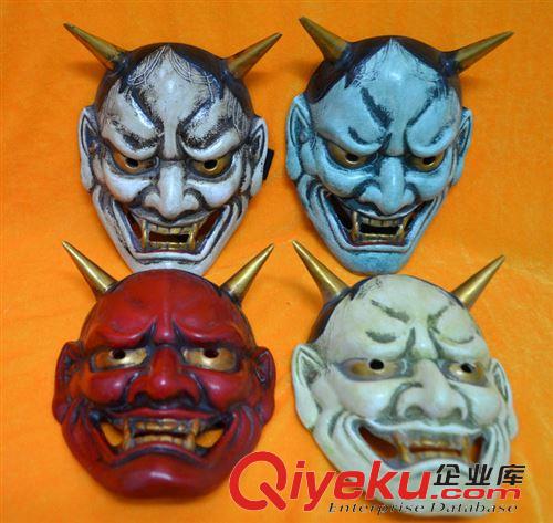 2015年3月份新品 萬圣節(jié)面具珍藏版cosplay白鬼院凜凜蝶鬼頭面具新款般若面具4顏色