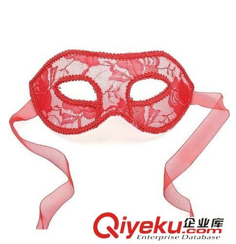 【舞會(huì)面具】 節(jié)日裝飾面具 派對(duì)演出美女面具 透明蕾絲面具 紅白黑3款顏色原始圖片2