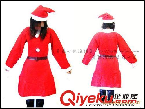 【圣诞节专区】 tj{ms} 圣诞节用品 圣诞服饰 圣诞服装 成人圣诞女裙三件套