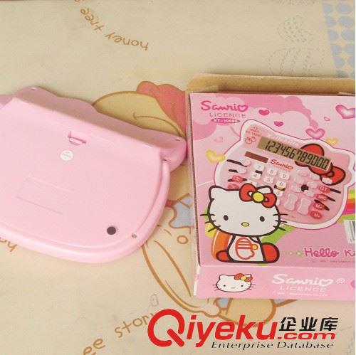 helloKitty系列 HELLO KITTY 計算器 心形按鍵 卡通計算器 凱蒂貓計算器原始圖片2
