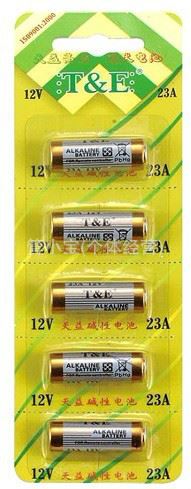 5號 / 7號干電池 批發區 zp電池12V23A電動卷簾門鈴遙控器電池 5粒 23A