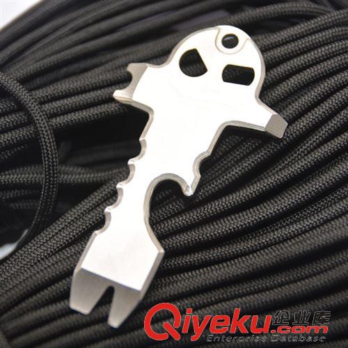 EDC (every day carry) 外貿貨源 廠家直銷 EDC工具掛扣不銹鋼8合1鑰匙配飾 隨身多功能夾