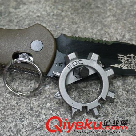 EDC (every day carry) 外貿(mào)zg 野營裝備 戶外多功能不銹鋼勺子叉子開瓶器扳子EDC工具