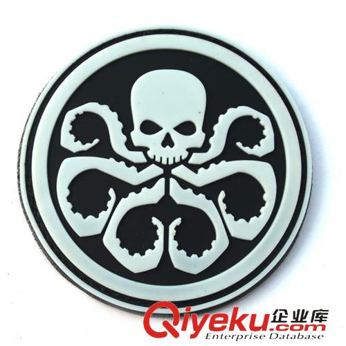 臂章 胸章 魔術貼章 新品The Avengers 復仇者聯(lián)盟 反派九頭蛇軍團徽章PVC魔術貼臂章原始圖片2