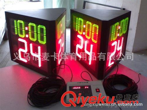 計時器系列 生產(chǎn)批發(fā)籃球24秒計時器 籃球比賽記時器 帶北京時間 可定做原始圖片3